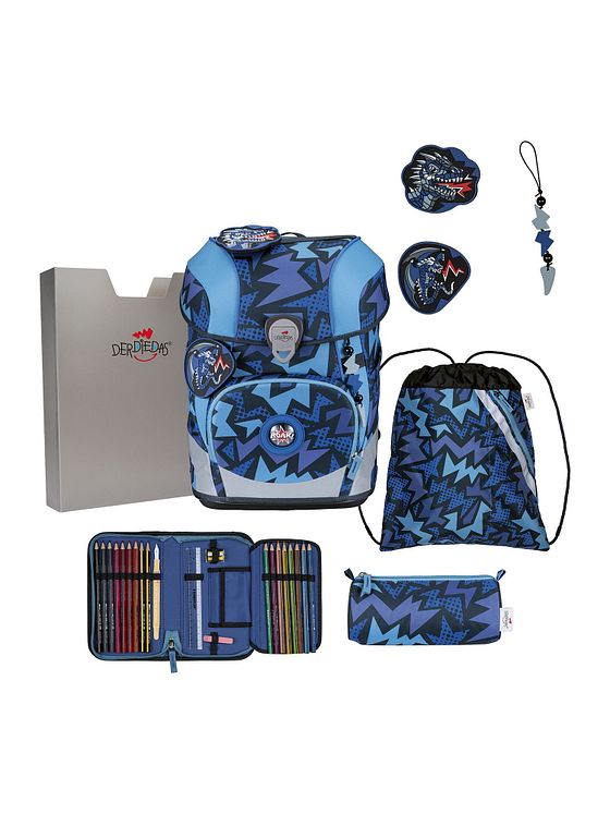 DerDieDas ErgoFlex Tiny Skoleransel-sæt 6-delt