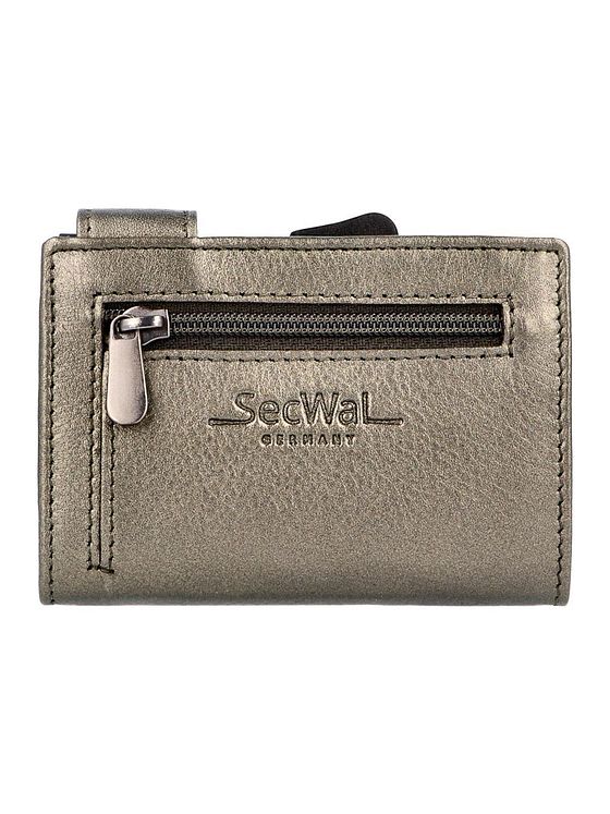 SecWal Peněženka na kreditní karty RFID kožená 9,5 cm