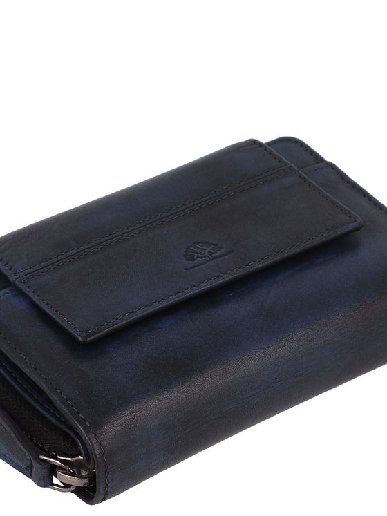 Greenburry Destressed Peněženka RFID ochrana Kůže 13.5 cm