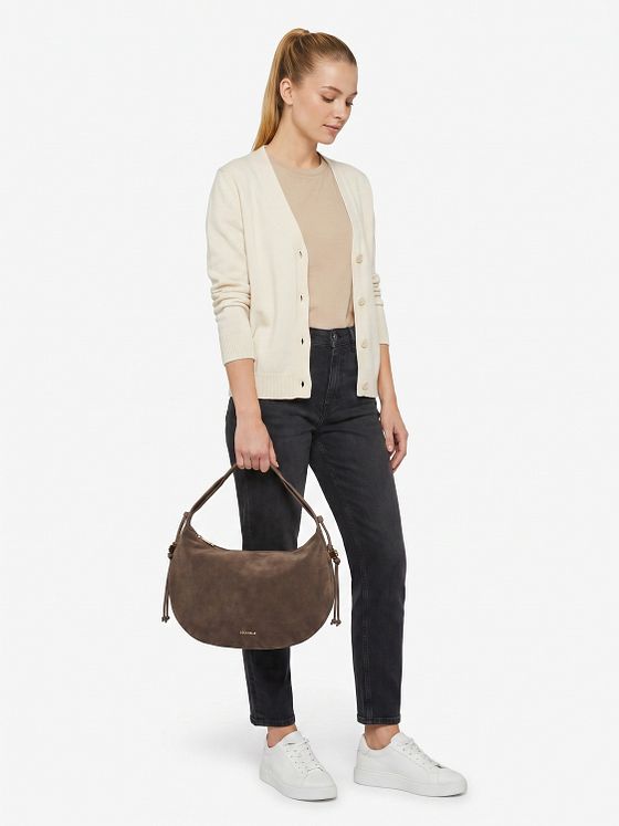 Coccinelle Thess Bolsa de hombro Piel natural 38 cm