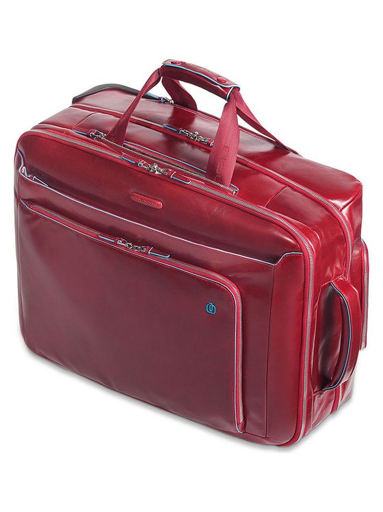 Piquadro Blue Square 2-hjuls business trolley læder 51 cm laptoprum Piquadro Blue Square 2-hjuls business trolley læder 51 cm laptoprum