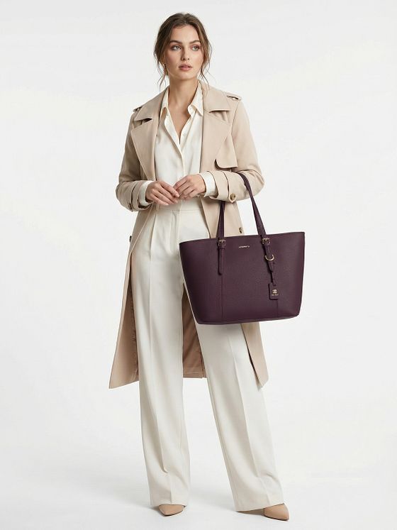 Lazarotti Bologna læder XL shopper taske læder 35 cm Lazarotti Bologna læder XL shopper taske læder 35 cm