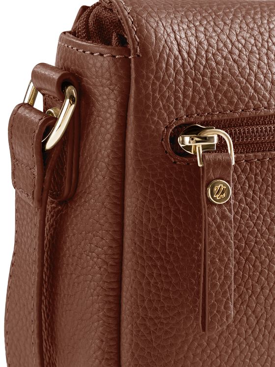 Lazarotti Bologna Leather Crossbody taška přes rameno kůže 25 cm