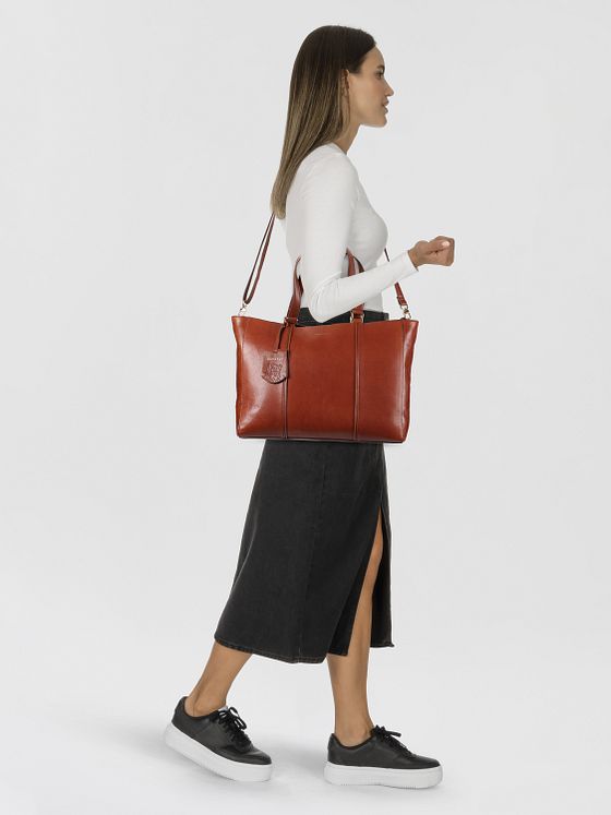 Burkely Fine Florence Tygkasse Läder 36 cm Laptopfack Burkely Fine Florence Tygkasse Läder 36 cm Laptopfack