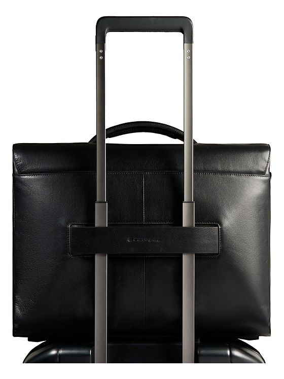 Piquadro Philip Dokumenttaske Messenger Læder 42 cm Laptoprum