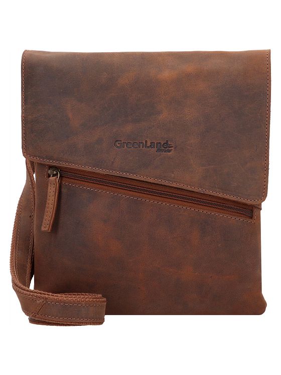 Greenland Nature Montenegro skuldertaske i læder 23 cm