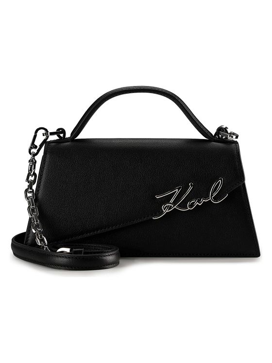 Karl Lagerfeld Signature Håndtaske Læder 24 cm