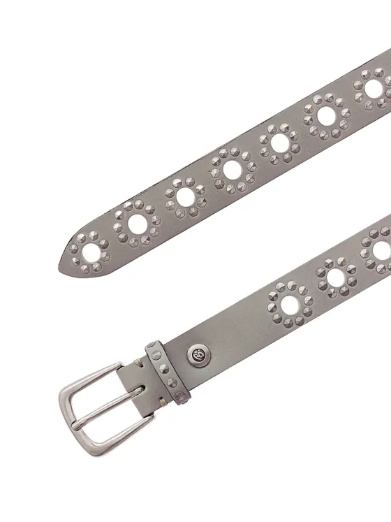 b.belt Cinturón con tachuelas Piel natural b.belt Cinturón con tachuelas Piel natural
