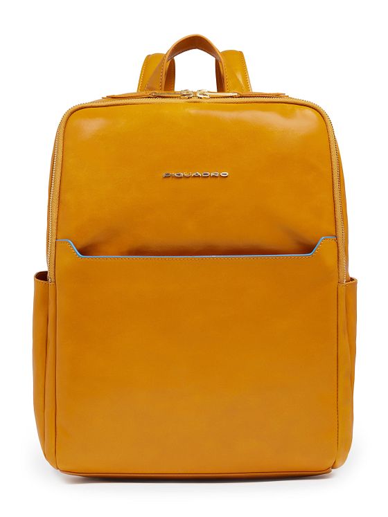 Piquadro Blue Square Daypack RFID-beskyttelse Læder 37 cm Laptoprum