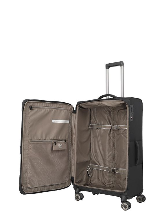 Travelite Crosslite 5.0 4 kolečka Vozík L 77 cm s roztažitelným záhybem
