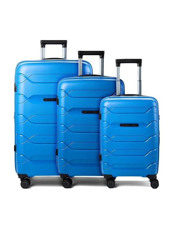 Polestream Strz by Asteroid 4 kolečka Sada kufrů 3-dílný s roztažitelným záhybem