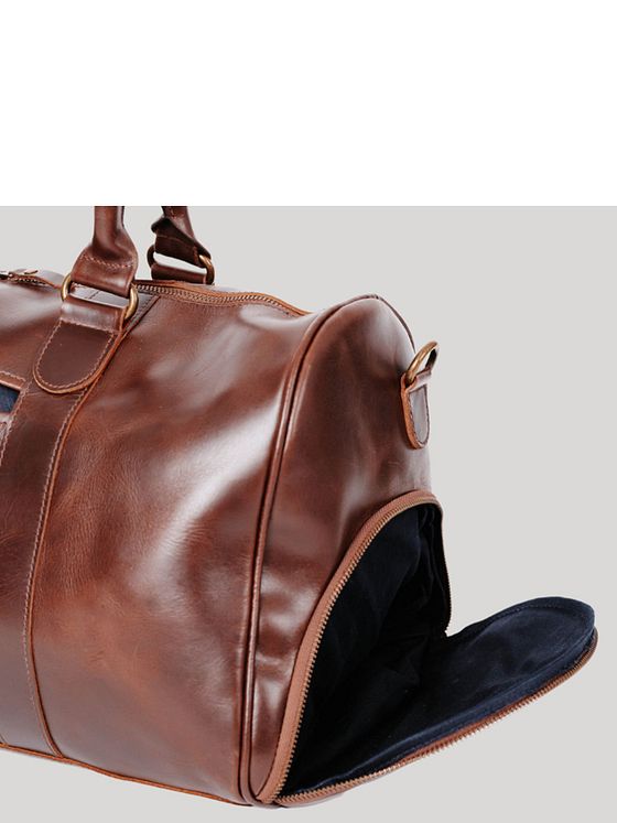 Buckle & Seam Collin Cestovní taška Weekender Kůže 48 cm