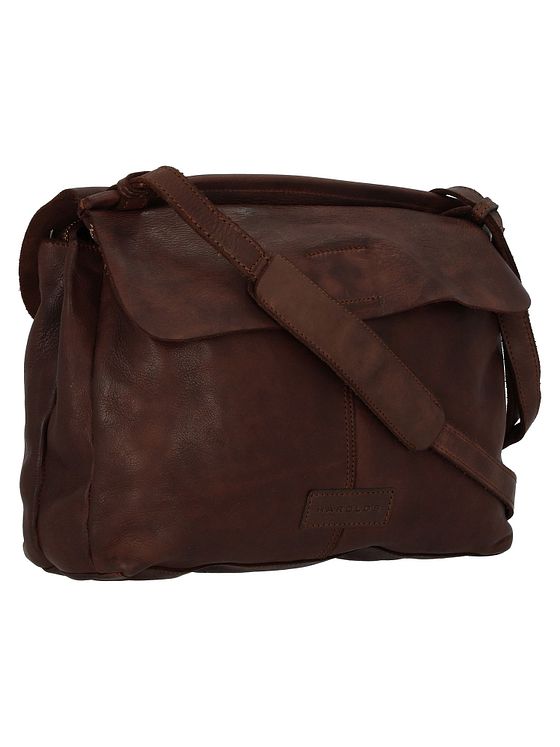 Harold's Submarine skuldertaske i læder 32 cm