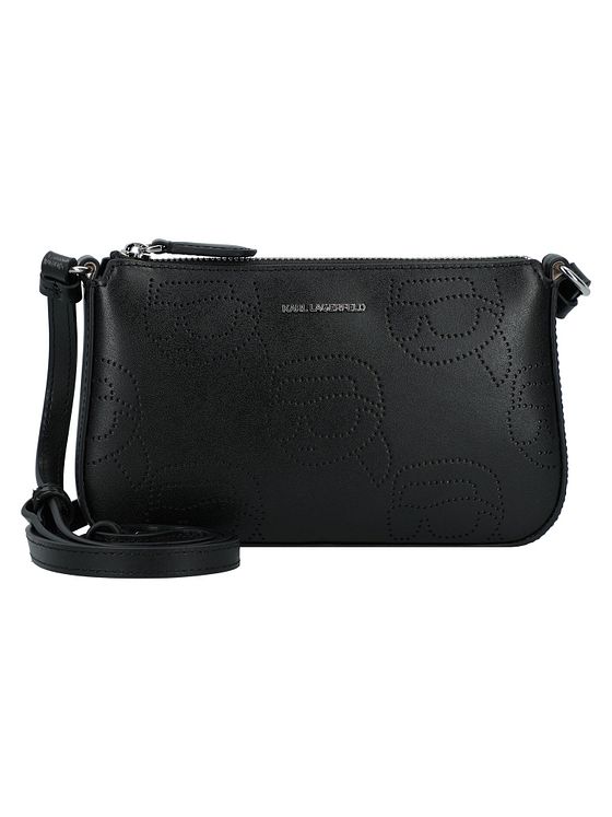 Karl Lagerfeld Ikon Skuldertaske Læder 21 cm