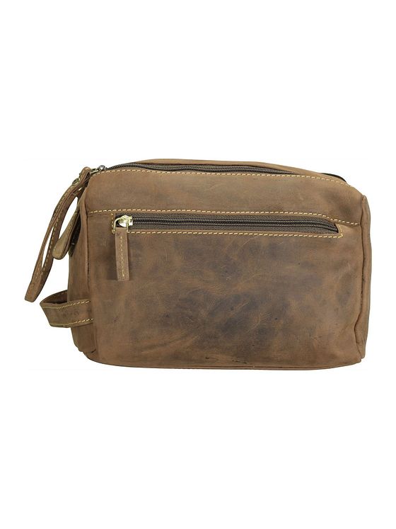 Greenburry Vintage Kultur-taske Læder 23 cm