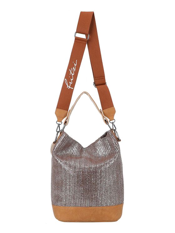 Fritzi aus Preußen Limited Painted Straw Skuldertaske 27 cm