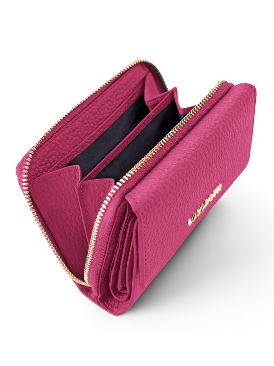 Lazarotti Bologna Nahka vetoketjullinen lompakko Nahka 12 cm