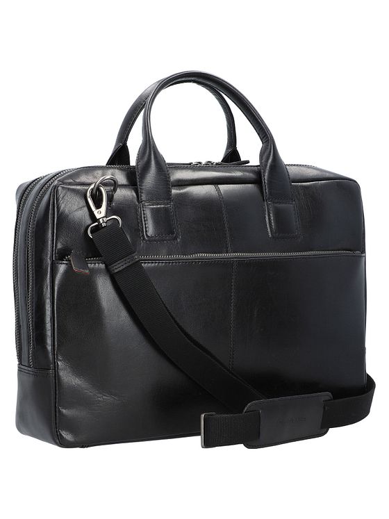 Plevier Rock Flint Dokumenttaske RFID-beskyttelse Læder 41 cm Laptoprum