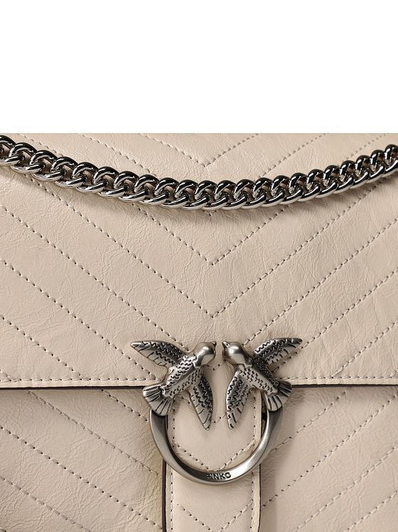 PINKO Love One Skuldertaske Læder 26 cm