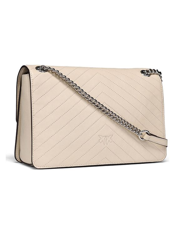 PINKO Love One Skuldertaske Læder 26 cm