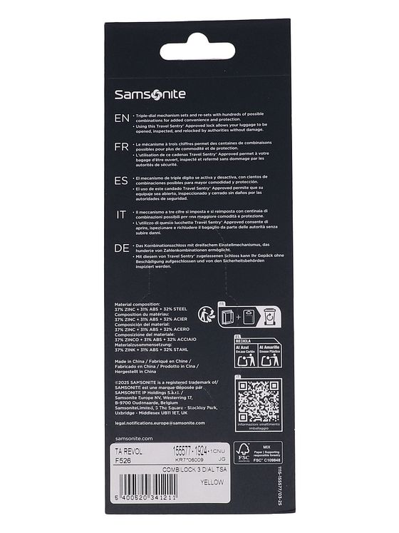Samsonite TA Revolution Kuffertlås 1 cm