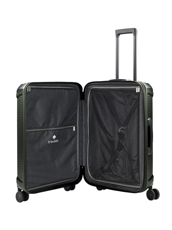 Travelite Millennium 4 kolečka Sada kufrů 3-dílný s roztažitelným záhybem