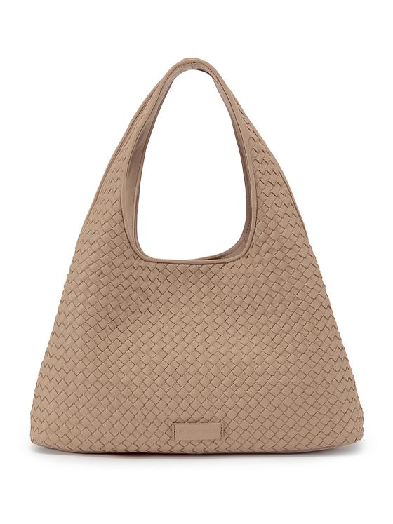 LES VISIONNAIRES Paz Weave Silky Skuldertaske Læder 42 cm