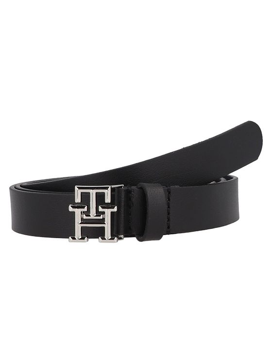 Tommy Hilfiger TH Logo Bælte Læder Tommy Hilfiger TH Logo Bælte Læder