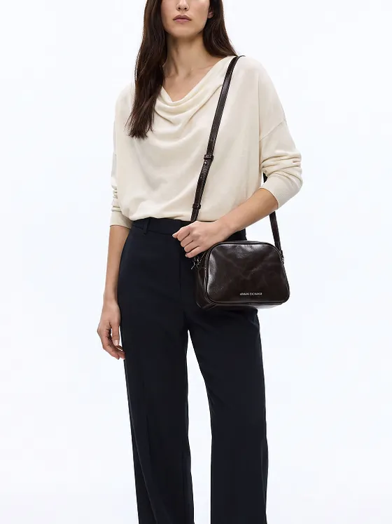 Armani Exchange Keira Skuldertaske Læder 18 cm Armani Exchange Keira Skuldertaske Læder 18 cm