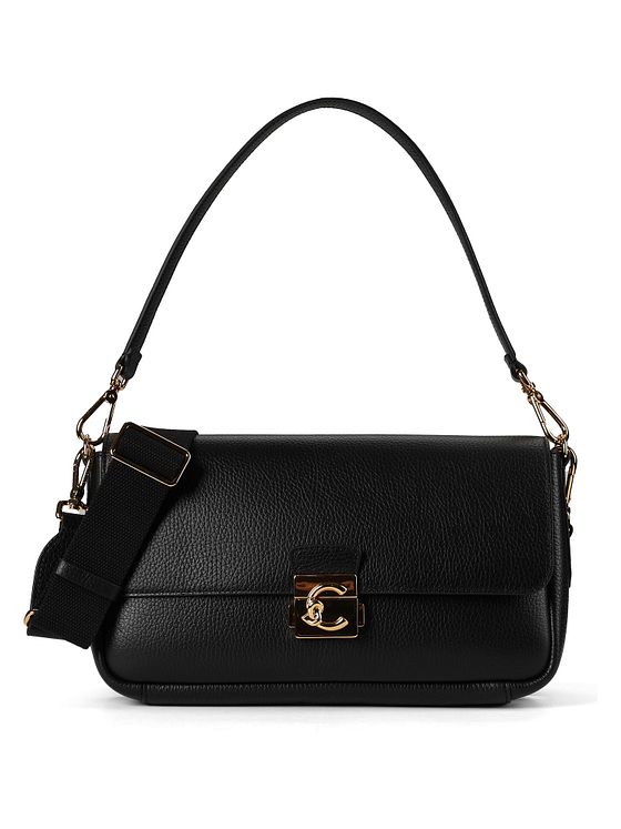 Coccinelle C-Me Lock Skuldertaske Læder 29 cm
