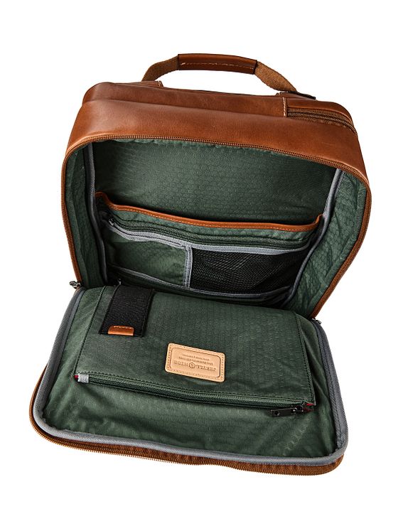 Jekyll & Hide Business batoh RFID ochrana Kůže 43 cm Kapsa na notebook