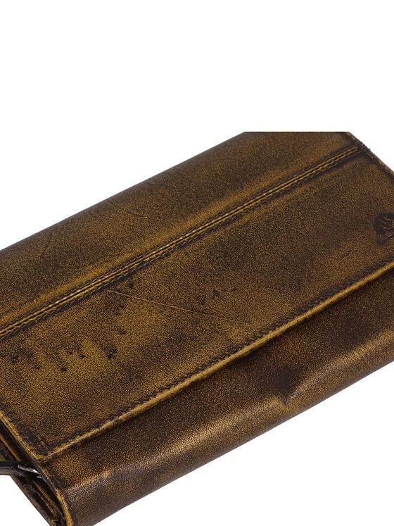 Greenburry Destressed Pung RFID-beskyttelse Læder 18.5 cm
