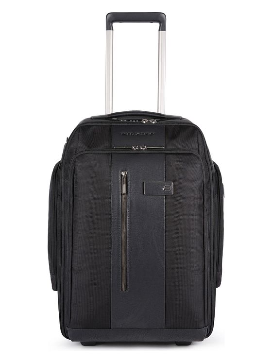 Piquadro Kort 2-hjulet rygsæk-trolley 53 cm rum til bærbar computer
