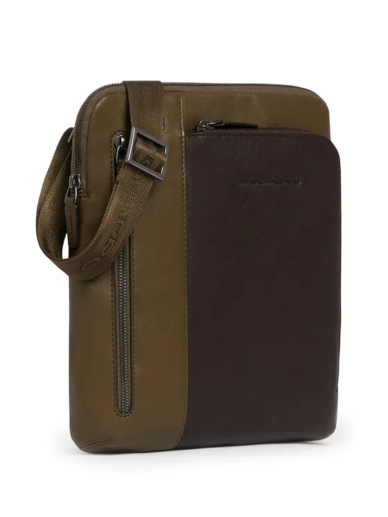 Piquadro Black Square Bolsa de hombro Piel natural 23 cm Piquadro Black Square Bolsa de hombro Piel natural 23 cm