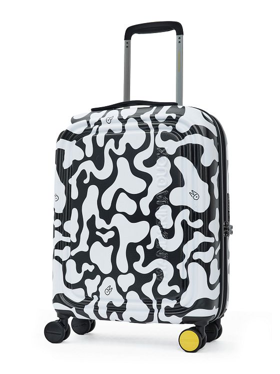 Mandarina Duck Logoduck + Moire 4 hjul Kabinetrolley 55 cm med strækfold