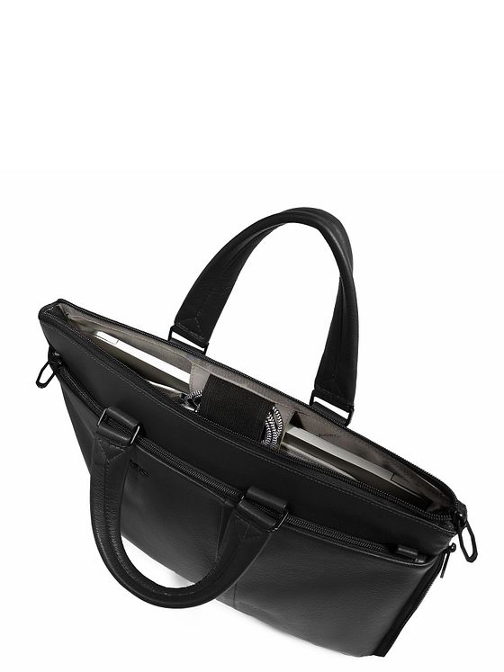 Piquadro Russel Dokumenttaske RFID-beskyttelse Læder 42 cm Laptoprum