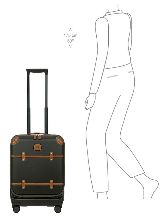 Bric's Bellagio 4 hjul Kabinetrolley 55 cm med strækfold