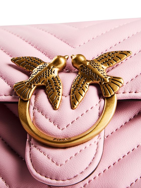 PINKO Love One Skuldertaske Læder 21 cm