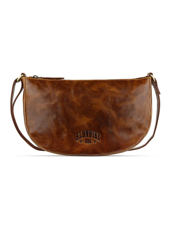 KLONDIKE 1896 Mountain-skuldertaske i læder 29 cm