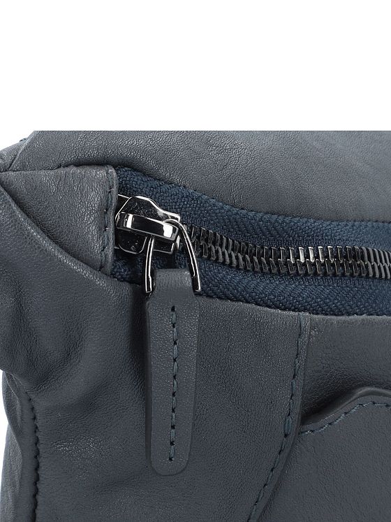 Piquadro Sort firkantet bæltetaske i læder 31 cm Piquadro Sort firkantet bæltetaske i læder 31 cm