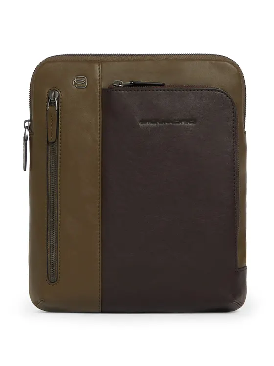Piquadro Black Square Bolsa de hombro Piel natural 23 cm Piquadro Black Square Bolsa de hombro Piel natural 23 cm