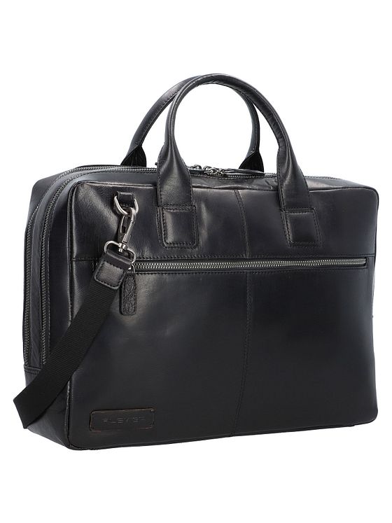 Plevier Rock Flint Dokumenttaske RFID-beskyttelse Læder 41 cm Laptoprum