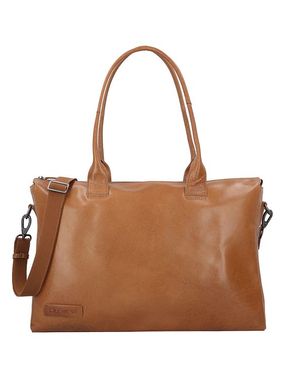 Plevier Rock Copal Skuldertaske Læder 44 cm Laptoprum