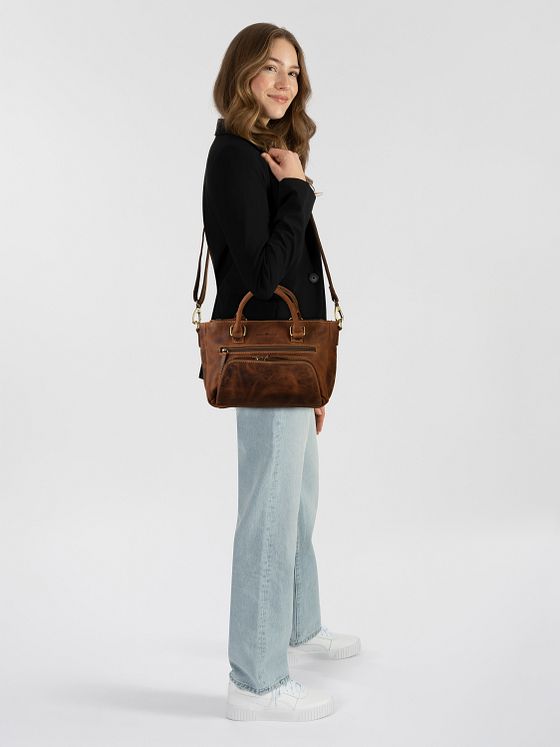 Greenburry Vintage Kabelka Kůže 34 cm