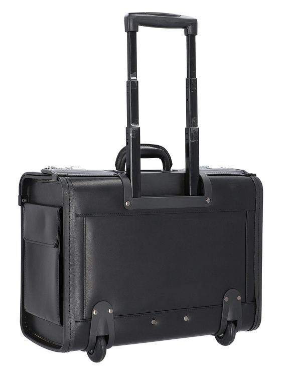 Alassio 2-hjulet pilottaske i læder med 48 cm rum til bærbar computer
