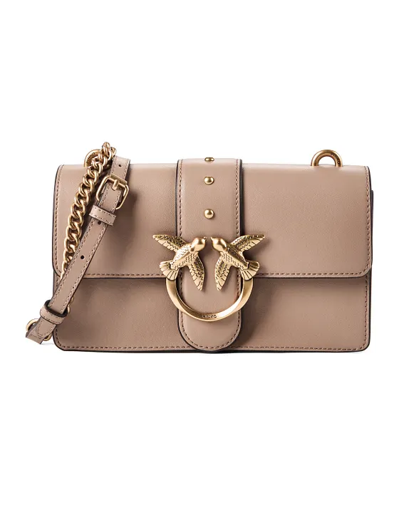 PINKO Love One Crossbody-väska Läder 21 cm PINKO Love One Crossbody-väska Läder 21 cm