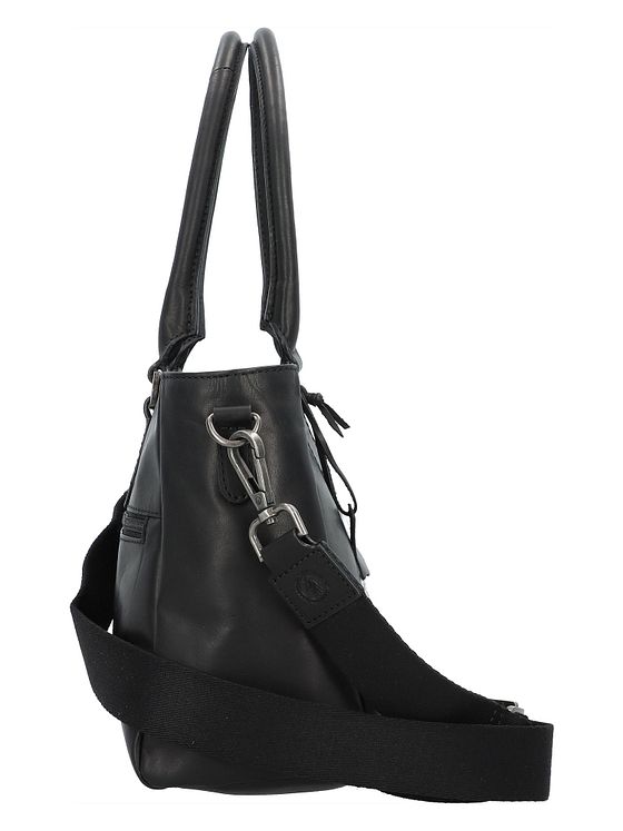 Greenburry Pure Black Håndtaske Læder 33 cm