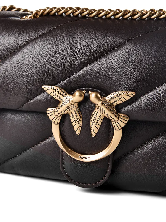 PINKO Love Puff Crossbody-väska Läder 21 cm PINKO Love Puff Crossbody-väska Läder 21 cm