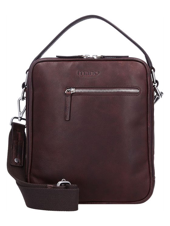 mano Don Pietro håndtaske i læder 25 cm