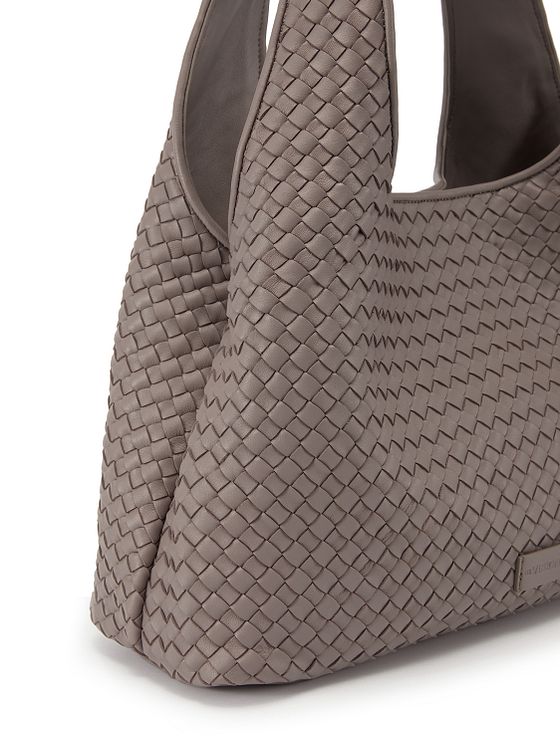 LES VISIONNAIRES Paz Weave Silky Skuldertaske Læder 42 cm